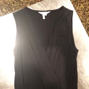 Black BCBG romper with skort bottom